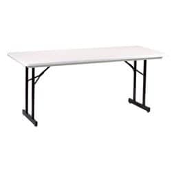 6′ Multi Use Thin/Seminar Table (around 19″ wide) fit 6 person