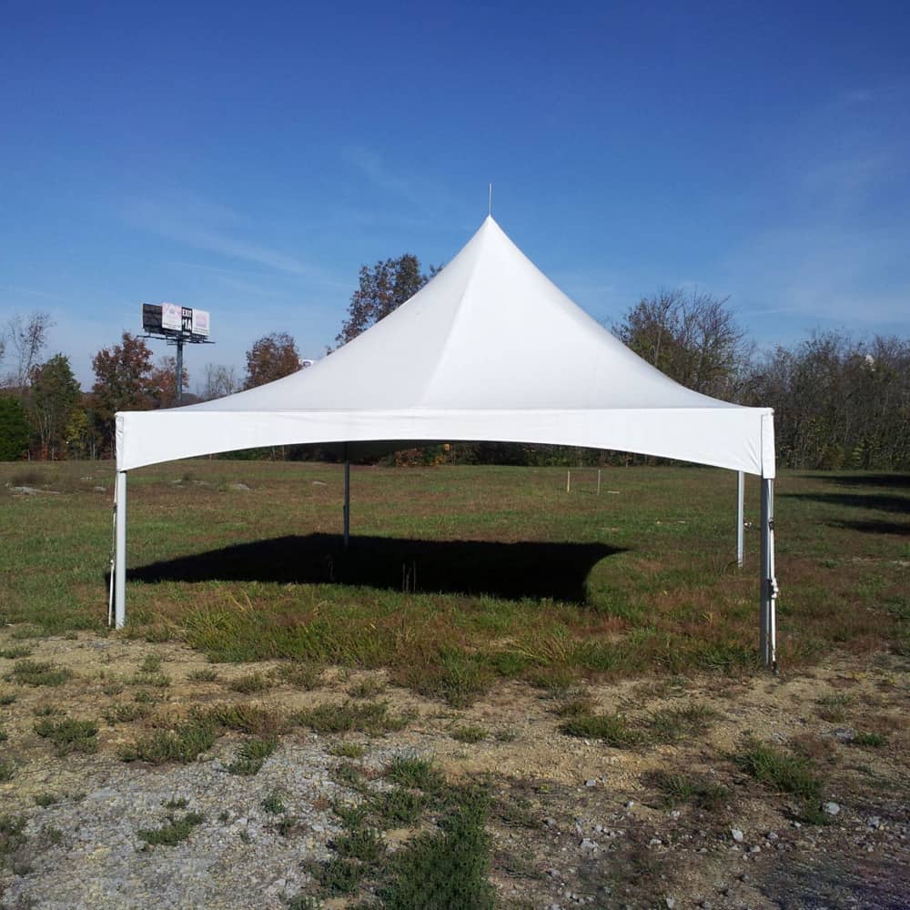 20′ x 20′ High Peak Tent “Top Only” – installed