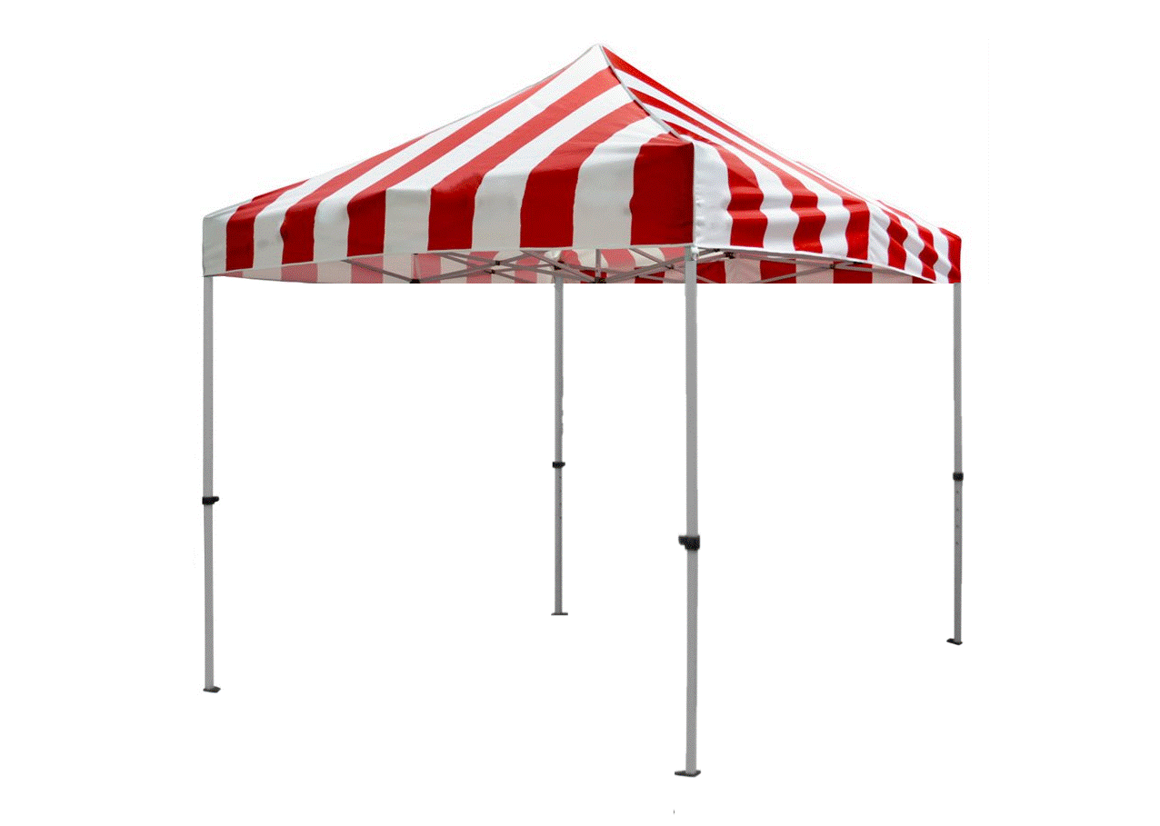 10′ x 10′ Pop Up Carnival Canopy | Light Duty – TOP ONLY