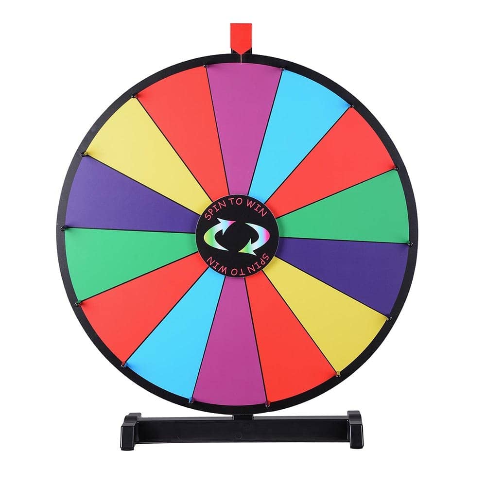 18” Round Tabletop Prize Wheel