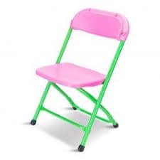 Folding Chair – Lime/Pink (kids)