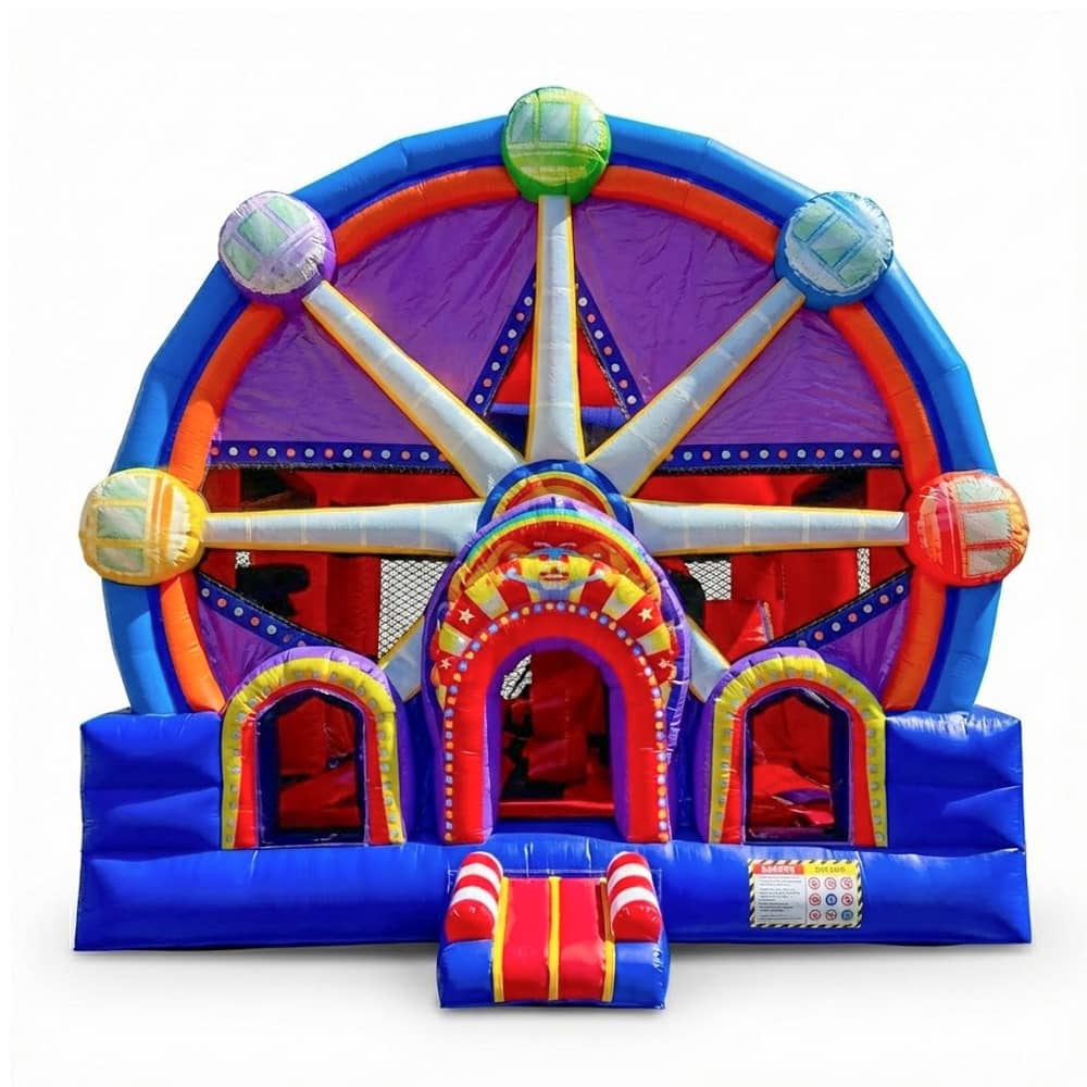Ferris Wheel Combo with slide 21’L x 21’W x 23’H – Attraction