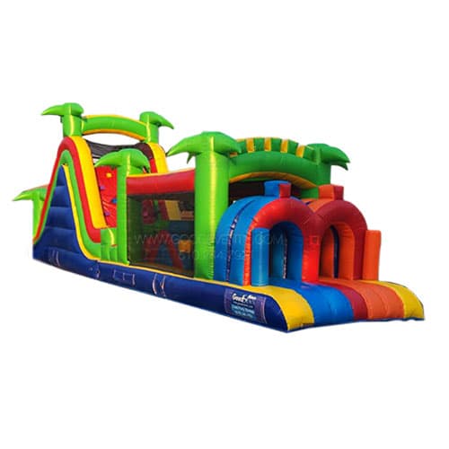 Obstacle Course with Slide 42' - Event attraction (42'x12'x15')