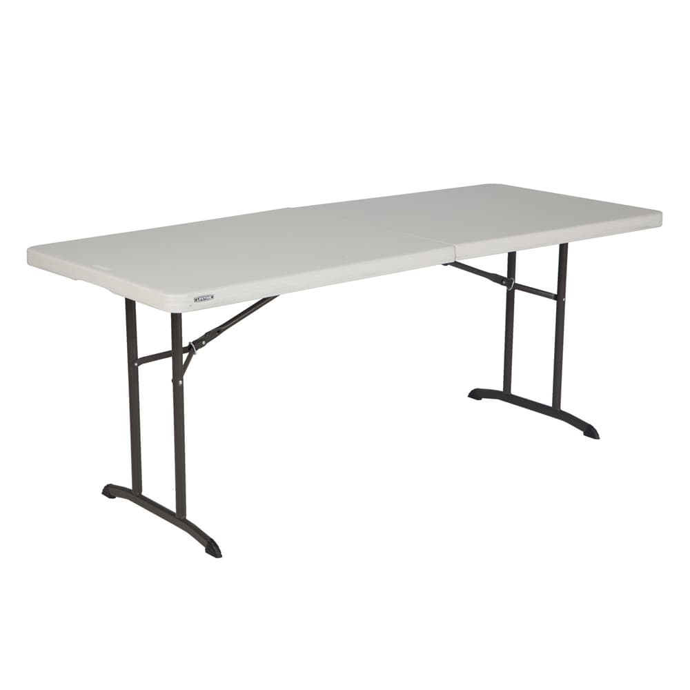 6' Rectangular Table (fits 6 - Max 8 person) - Folds in Half