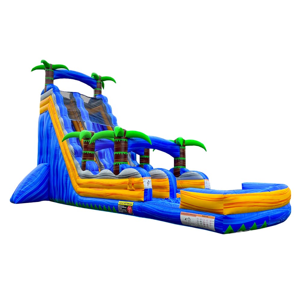 #55 = The HUGE 24′ Tall Water-Dry slide with Pool
