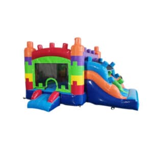 Mini Blocks Combo with Slide 11’w x 13l x 6’h