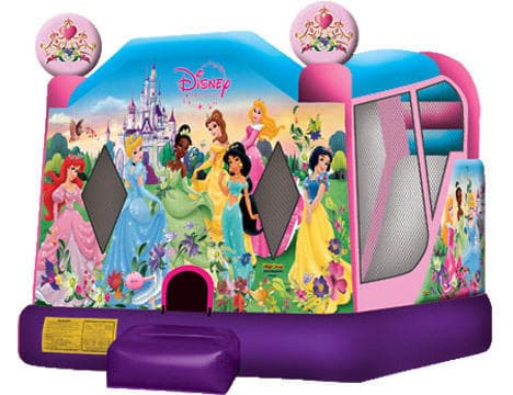 Disney Princess 4-in-1 Castle Combo Bounce House (Dry)