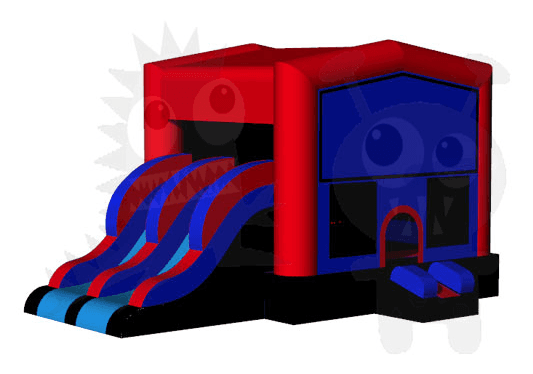 DOUBLE SLIDE (Blue/Red/Black)