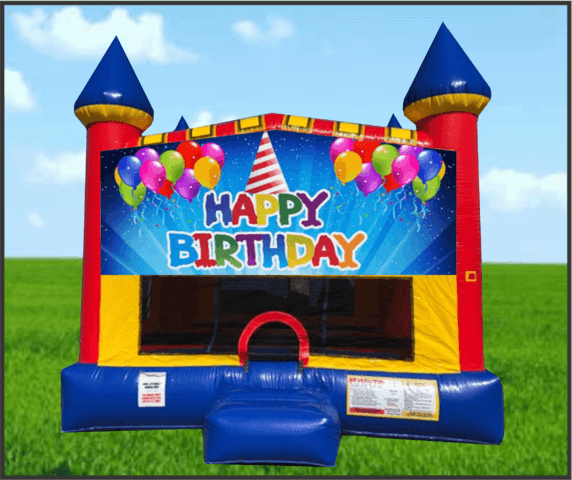 Happy Birthday Large 15 x 15 Castle Bouncer