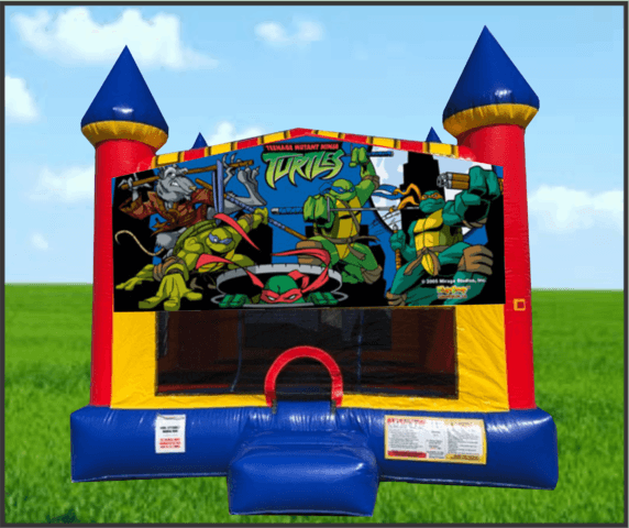 TMNT Large 15 x 15 Castle Bouncer