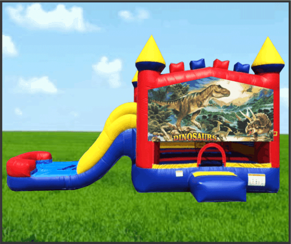 Dinosaurs 4 in 1 Combo Dry Slide