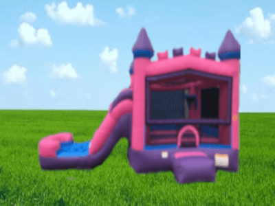 Pink & Purple 4 in 1 Combo WaterSlide