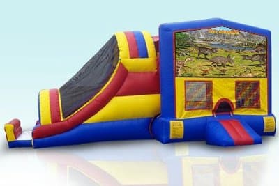 Dinosaurs-themed inflatable bounce house and jumper rentals