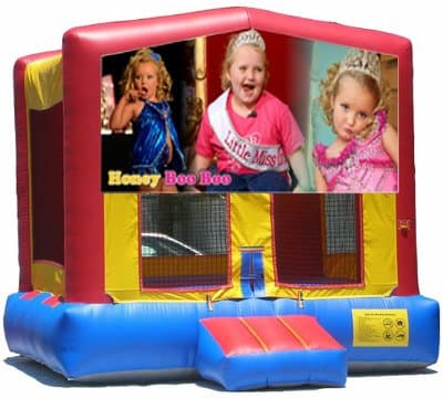 Honey Boo Boo-themed inflatable bounce house and jumper rentals