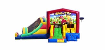 Angry Birds-themed inflatable bounce house and jumper rentals
