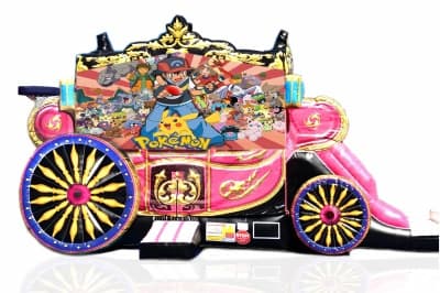 Pokemon-themed inflatable bounce house and jumper rentals
