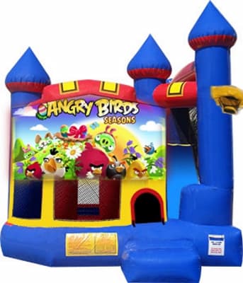 Angry Birds-themed inflatable bounce house and jumper rentals