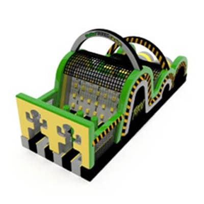 35' Danger Zone Obstacles Course - 35ftx13x16ft