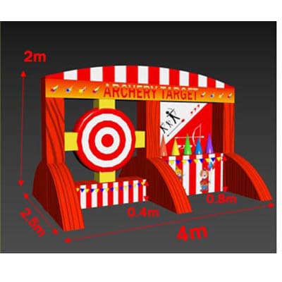 Archery Target Game - 7.5x12x6ft