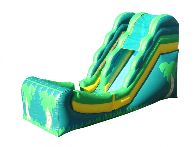 16 Foot Tropical Wet or Dry Slide