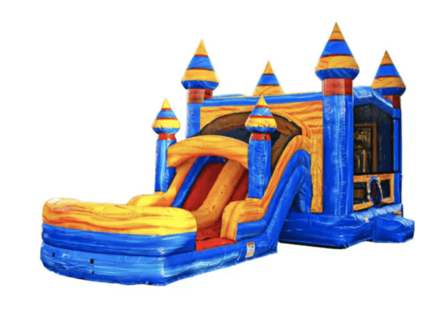 Blue Combo Double Slide (Dry)