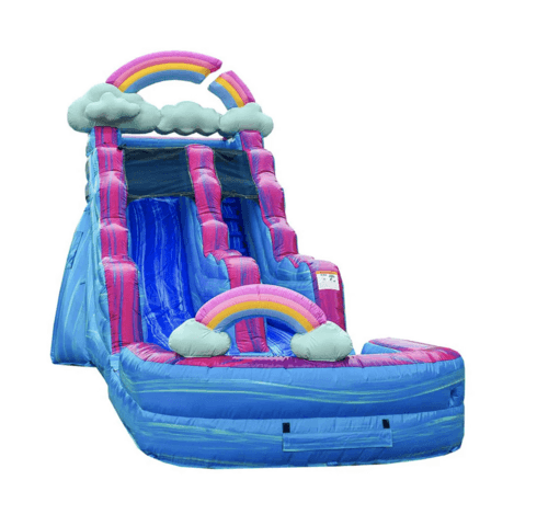 Double Rainbow 16 Ft Waterslide