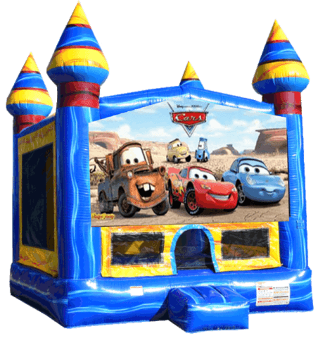Cars Castle Bounce House