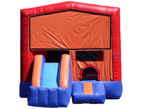3-in-1 Combo Bounce House with Front Slide (Dry)