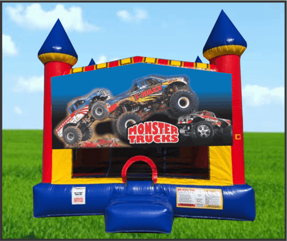 Monster Truck Large 15 x 15 Castle Bouncer