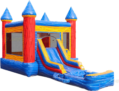 Wet/Dry Combo Bounce House & Slide