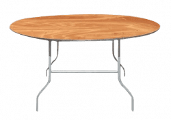 60 Wood Round Table