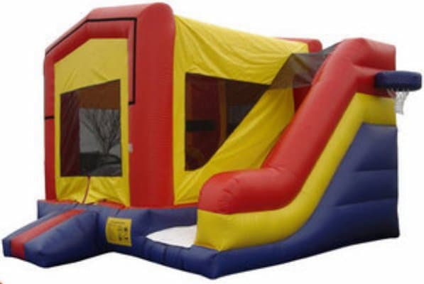 Plain side slide Jumper-themed bounce house and jumper rentals