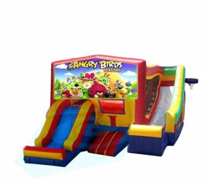 Angry Birds-themed inflatable bounce house and jumper rentals