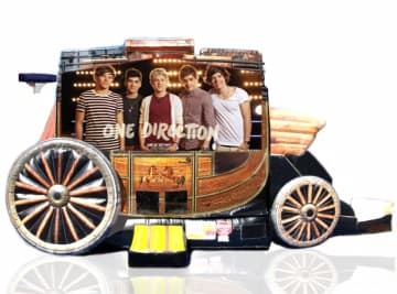 One Direction-theme inflatable bounce house and jumper rentals